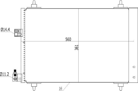MTR 13054635 - Condensateur, climatisation droxauto.com