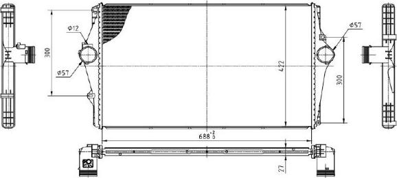 MTR 13054676 - Intercooler, échangeur droxauto.com