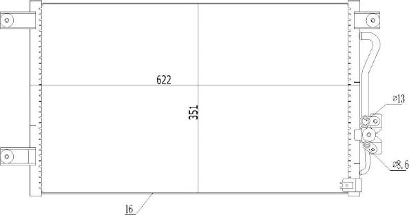 MTR 13054672 - Condensateur, climatisation droxauto.com
