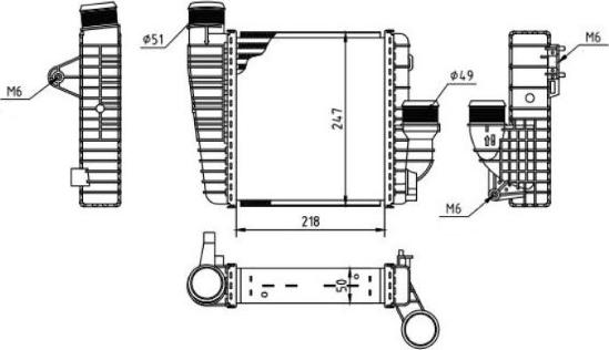 MTR 13054898 - Intercooler, échangeur droxauto.com