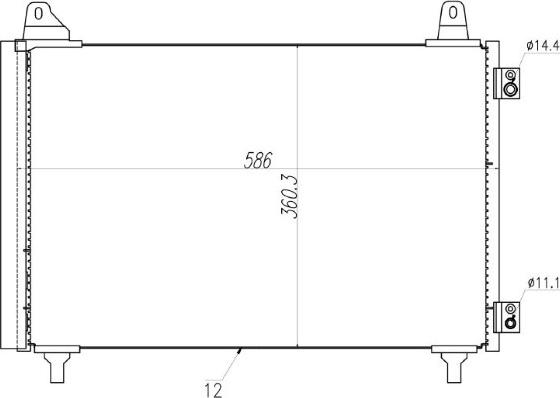 MTR 13054857 - Condensateur, climatisation droxauto.com