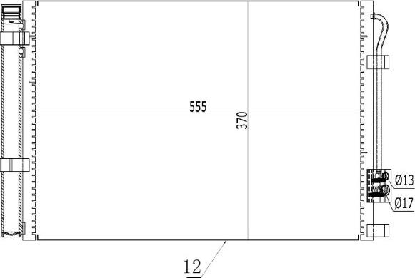 MTR 13054804 - Condensateur, climatisation droxauto.com