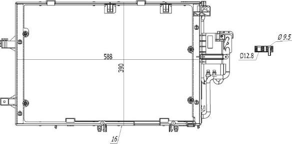 MTR 13054810 - Condensateur, climatisation droxauto.com