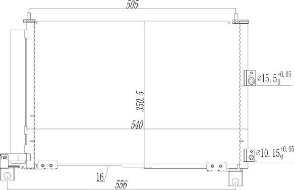 MTR 13054823 - Condensateur, climatisation droxauto.com