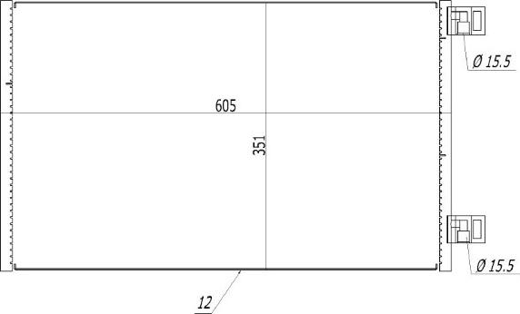 MTR 13054383 - Condensateur, climatisation droxauto.com