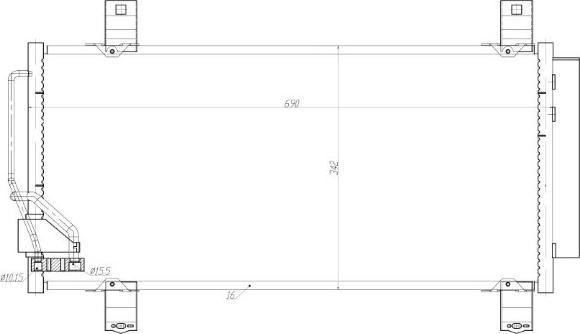 MTR 13054744 - Condensateur, climatisation droxauto.com