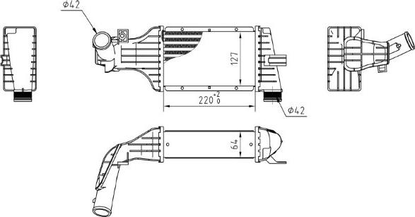 MTR 13054712 - Intercooler, échangeur droxauto.com