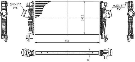 MTR 13054781 - Intercooler, échangeur droxauto.com
