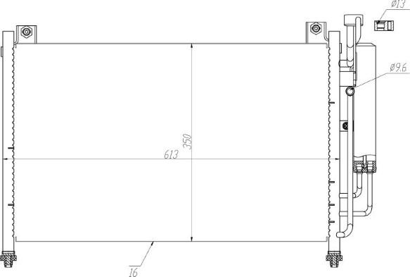 MTR 13054739 - Condensateur, climatisation droxauto.com