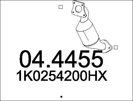 MTS 04.4455 - Catalyseur droxauto.com