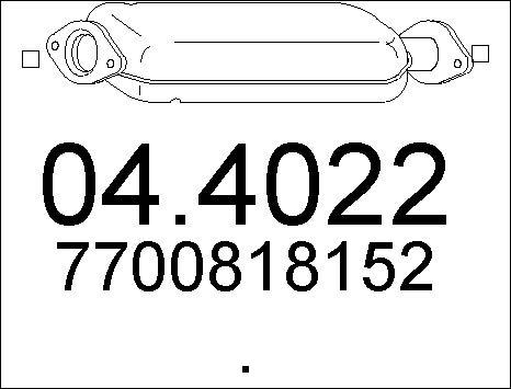 MTS 04.4022 - Catalyseur droxauto.com