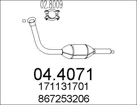 MTS 04.4071 - Catalyseur droxauto.com