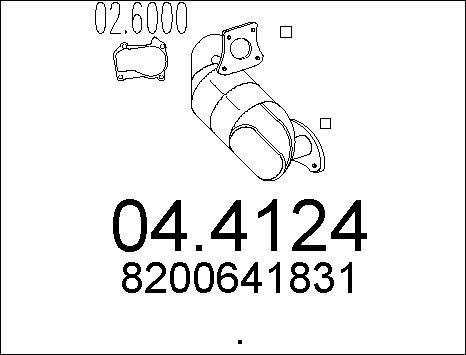 MTS 04.4124 - Catalyseur droxauto.com