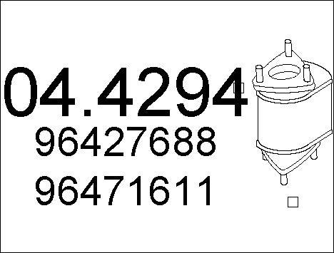 MTS 04.4294 - Catalyseur droxauto.com