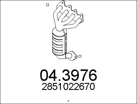 MTS 04.3976 - Catalyseur droxauto.com