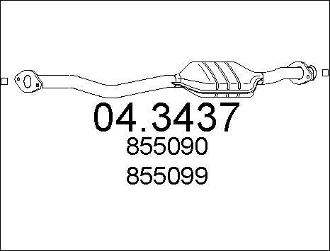 MTS 04.3437 - Catalyseur droxauto.com