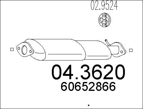 MTS 04.3620 - Catalyseur droxauto.com