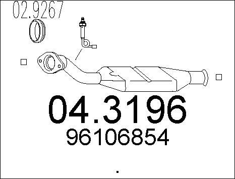 MTS 04.3196 - Catalyseur droxauto.com