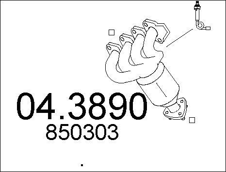 MTS 04.3890 - Catalyseur droxauto.com