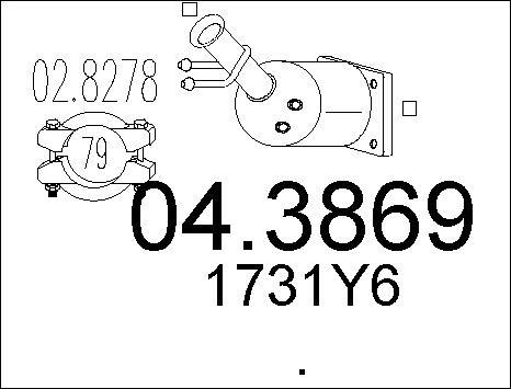MTS 04.3869 - Catalyseur droxauto.com