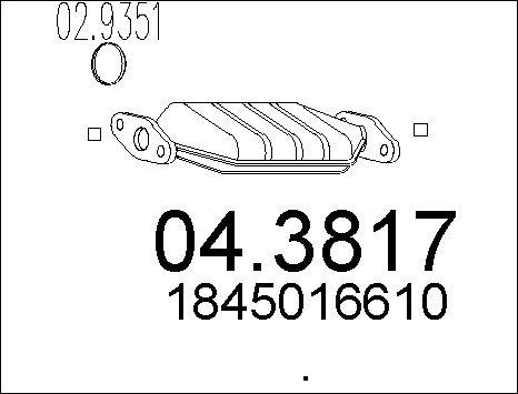 MTS 04.3817 - Catalyseur droxauto.com