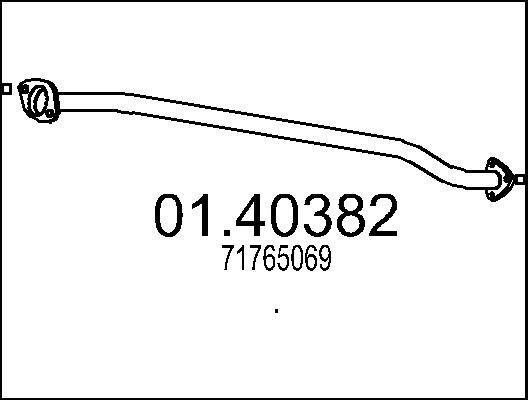 MTS 01.40382 - Tuyau d'échappement droxauto.com