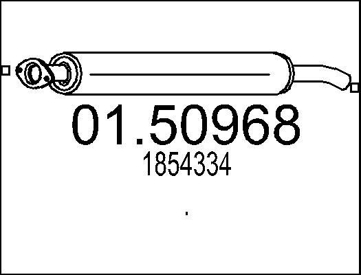 MTS 01.50968 - Silencieux central droxauto.com