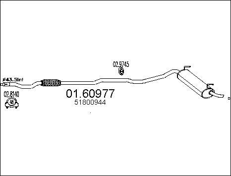 MTS 01.60977 - Silencieux arrière droxauto.com