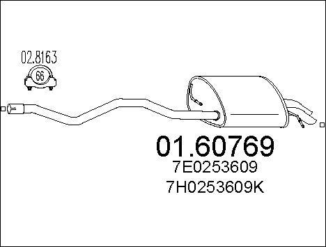 MTS 01.60769 - Silencieux arrière droxauto.com