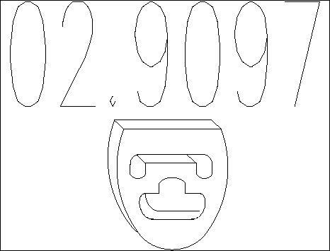 MTS 02.9097 - Support, silencieux droxauto.com