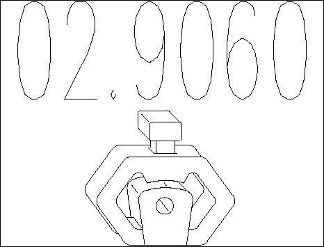 MTS 02.9060 - Support, silencieux droxauto.com