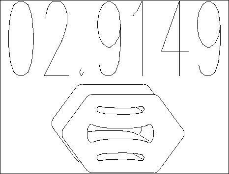 MTS 02.9149 - Support, silencieux droxauto.com