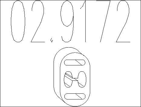 MTS 02.9172 - Support, silencieux droxauto.com