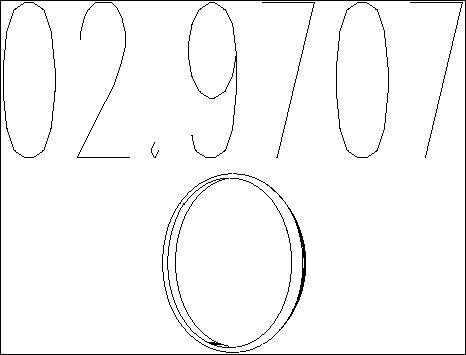 MTS 02.9707 - Joint d'étanchéité, tuyau d'échappement droxauto.com