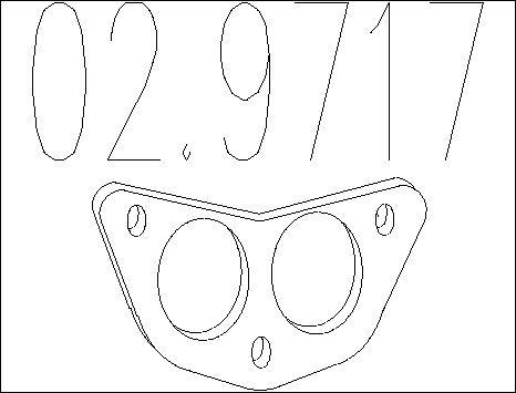 MTS 02.9717 - Joint d'étanchéité, tuyau d'échappement droxauto.com