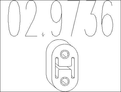 MTS 02.9736 - Support, silencieux droxauto.com