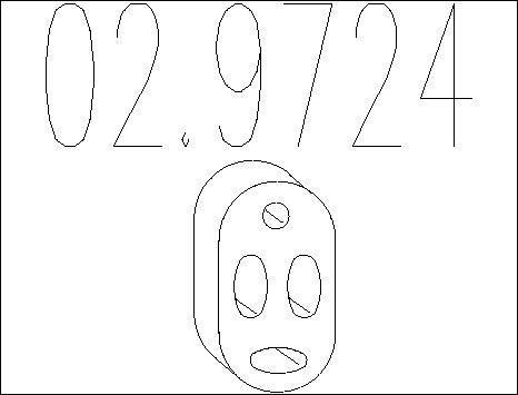 MTS 02.9724 - Support, silencieux droxauto.com