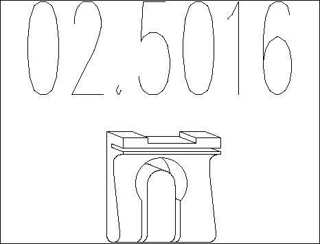 MTS 02.5016 - Support, silencieux droxauto.com