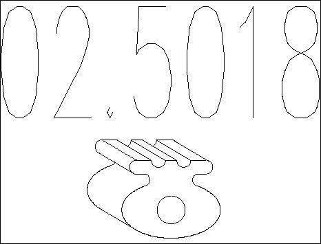 MTS 02.5018 - Support, silencieux droxauto.com