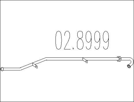 MTS 02.8999 - Raccord de tuyau, système d'échappement droxauto.com