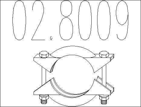 MTS 02.8009 - Raccord de tuyau, système d'échappement droxauto.com