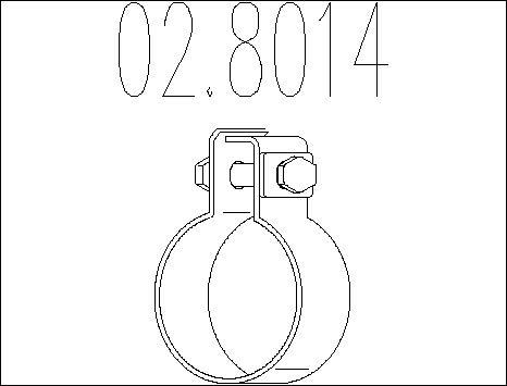 MTS 02.8014 - Raccord de tuyau, système d'échappement droxauto.com