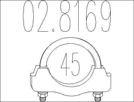 MTS 02.8169 - Raccord de tuyau, système d'échappement droxauto.com
