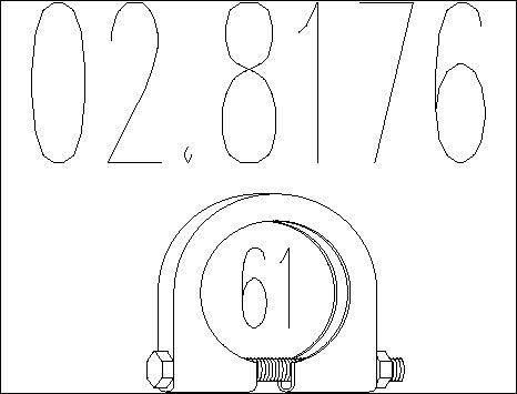 MTS 02.8176 - Raccord de tuyau, système d'échappement droxauto.com