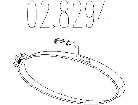 MTS 02.8294 - Raccord de tuyau, système d'échappement droxauto.com
