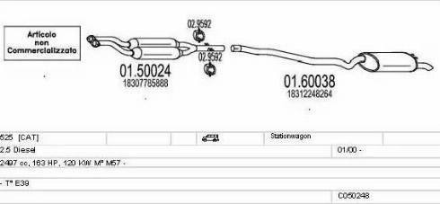MTS C050248007180 - Échappement droxauto.com