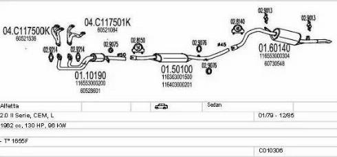 MTS C010306007471 - Échappement droxauto.com