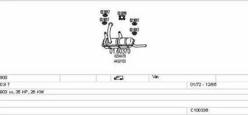 MTS C100336013056 - Échappement droxauto.com