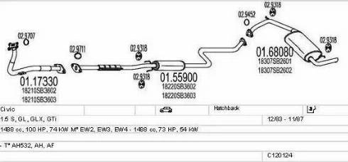 MTS C120124008431 - Échappement droxauto.com