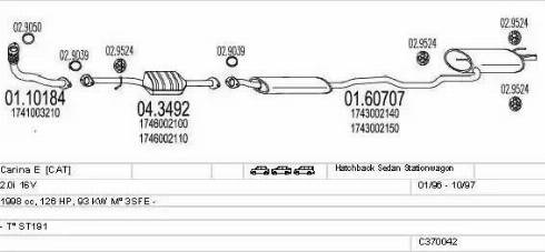 MTS C370042001720 - Échappement droxauto.com